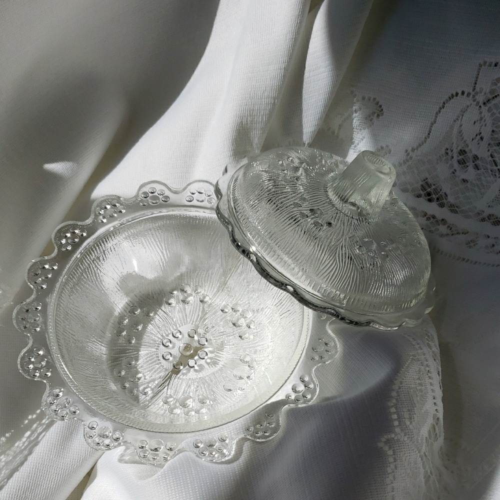 MCM Clear Decorative Accents with Frosted Texture